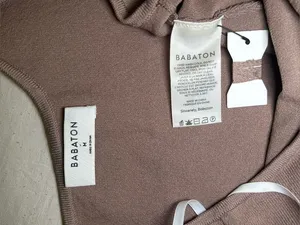 Aritzia Babaton Neutral Sculpt Knit One Shoulder Tank Top Women’s Size Medium thumbnail 6