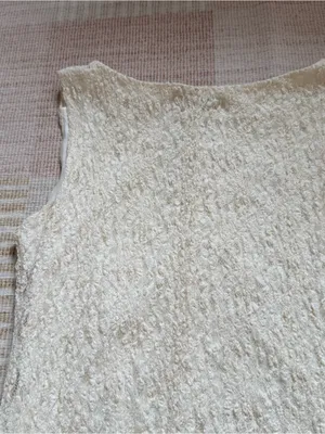 Abercrombie & Fitch Cream Lace Asymmetrical Handkerchief Hem Dress Small NWOT thumbnail 6