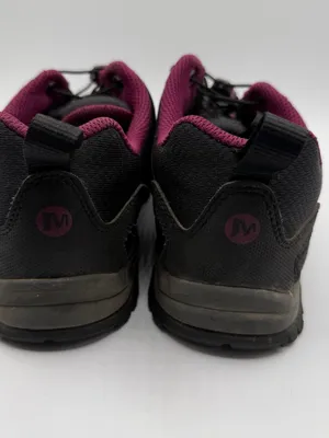 Merrell Fullbench Womens 6 Composite Toe Work Shoes Black Purple Slip Resistant thumbnail 4