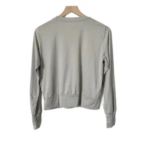 Vuori Women's Daydream Crew Performance Top in Pale Gray Heather Size Small thumbnail 2