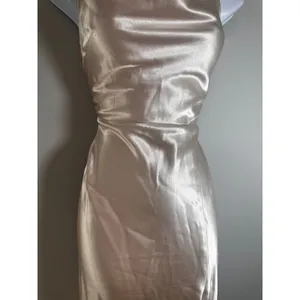 Birdy Grey Lisa Satin Cowl Neck Maxi Dress Champagne Gold XS Bridesmaid‎ Formal thumbnail 3
