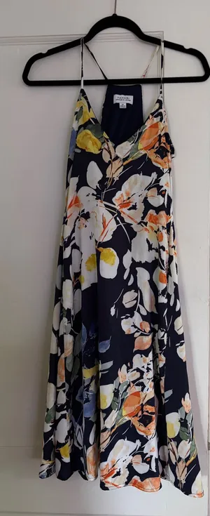 Floral midi dress Blue Size XS thumbnail 1