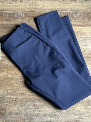 Nwt RLX Ralph Lauren Women's Golf Pants Navy Stretch Size 2 thumbnail 9