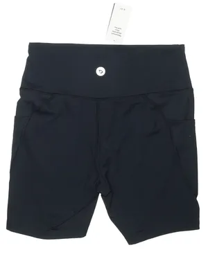 Baleaf Black High-Rise Bike Shorts with Side Pockets thumbnail 2