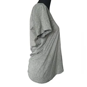 Casual Comfy Stretch Nike Women's Classic Dri-fit Gray Short Sleeve Gym T-Shirt thumbnail 7