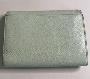 Kate Spade seaform green leather wallet thumbnail 2