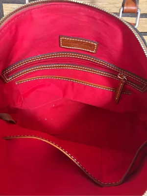 Dooney & bourke black Pebble grain leather satchel thumbnail 9