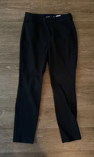 Old Navy Black Pixie Pants High-Rise thumbnail 1