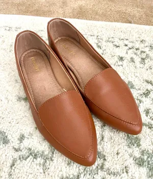 Old navy Slip-On Flats Brown Loafers thumbnail 2