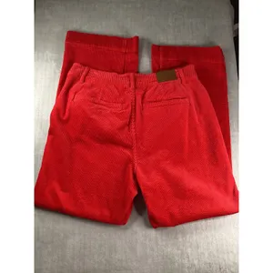 Judy Blue Red Corduroy Wide Leg Pants Women's 14W Flare Button Fly thumbnail 5