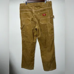 Vintage Dickies Ginger brown‎ Corduroy Carpenter Pants Women's Sz 9/29 thumbnail 2