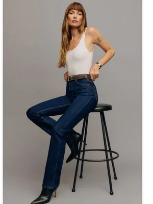 NWT $178 Reformation Jax High Waist Straight Leg Jeans 28, SENECA thumbnail 3