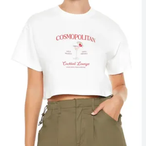 Forever 21 NWT COSMOPOLITAN COCKTAIL CROPPED TEE thumbnail 1