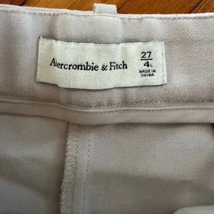 Abercrombie & Fitch Sloane Tailored Wide Leg Pant in Light Taupe Size 27/4 Long thumbnail 8