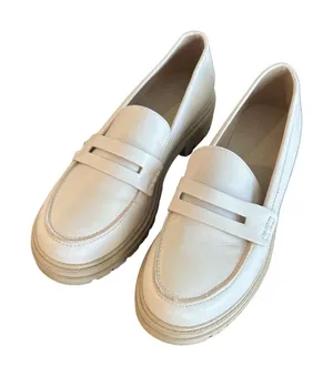 Off-White Penny Loafers by Coutgo (Women's Size 9) thumbnail 1