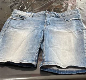 Blue‎ Denim Shorts Blue Size 16 thumbnail 1