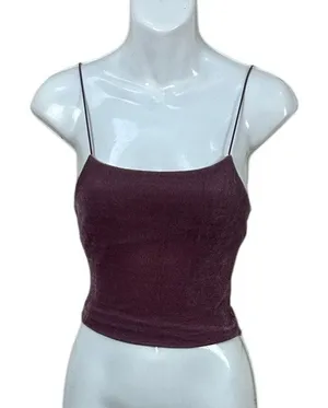 Urban Outfitters Pink Velvet Tank size XS thumbnail 1