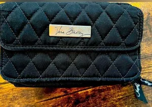 Vera Bradley | black microfiber women’s wallet. thumbnail 1