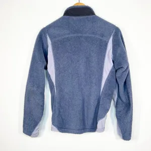 Patagonia Vintage Y2K Polartec Fleece Full-zip Purple Coat Jacket Womens S thumbnail 5