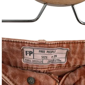 Free‎ People Wales Wide Leg Jeans Terracotta High Rise Brick Red Size 29 thumbnail 12