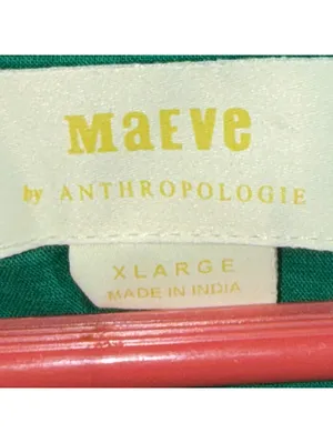 Maeve Anthropologie Green Pintuck Midi Dress XL thumbnail 6