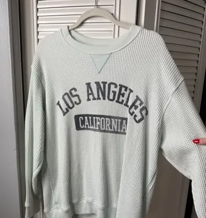 Aerie Waffle Knit Crewneck thumbnail 1
