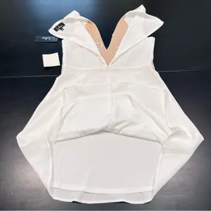 NWT Lulus Florentia White‎ Crochet Lace Chiffon Flare Sleeve Skater Dress MEDIUM thumbnail 7