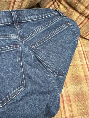 Abercrombie & Fitch High-Rise Blue Women's Jeans thumbnail 4