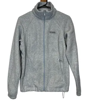 Columbia Benton Springs Gray Long Sleeve Full Zip Jacket Size‎ M thumbnail 1