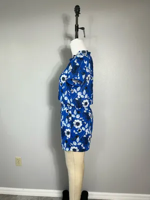 Fleur Bleue Womens Romper Size 4 Jumpsuit Floral One Piece Summer Travel thumbnail 3