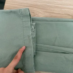 Aritzia Sunday Best 2 Barrel Relaxed Straight Pants Mid Rise Sage Green Spring thumbnail 3