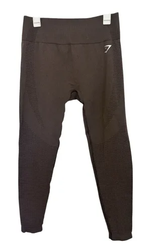 Gymshark VItal Seamless Leggings Mocha Brown XL Stretch Gym Workout thumbnail 1