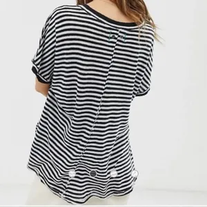 We the Free Take Me striped oversized shirt thumbnail 5
