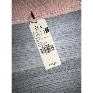 Ribbed neutral Tank top from garage thumbnail 2
