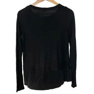 Aritzia Wilfred Silk and Rayon Blend Long Sleeve Shirt Women’s Size Small thumbnail 3