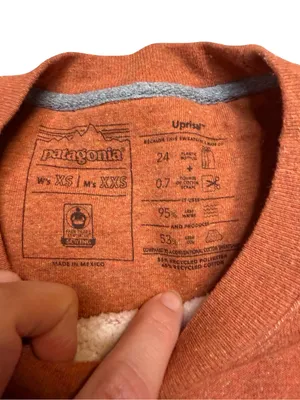 🔥🌄‎ Patagonia Fitz Roy Icon Uprisal Crew Sweatshirt XS 🌄🔥 thumbnail 4