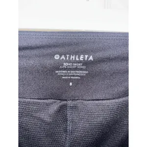 Athleta Black Soho Skort Hiking Gorpcore Outdoors Pockets 8 UPF 50 Pickleball thumbnail 4