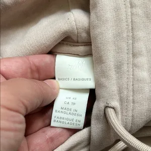 H&M Beige Basics Hoodie thumbnail 2
