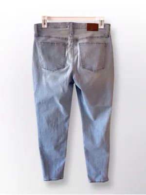 Madewell 9” Mid-Rise Skinny Crop Jeans – Asbury Wash – Size 31 thumbnail 2