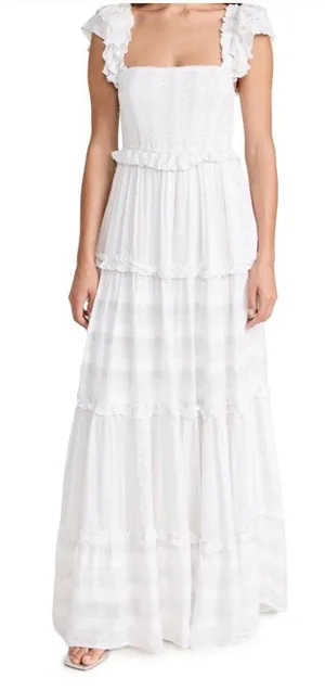 White PQ Maxi Dress Size M thumbnail 1