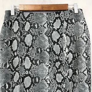 Michael Kors Office Siren Skirt Womens 4 Snakeskin Print Mobwife‎ Grunge Retro thumbnail 3