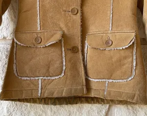 TILT Leather and Faux Shearling Sherpa Coat thumbnail 4