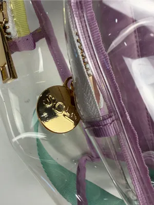 Stoney Clover Lane x Target Transparent Clear & Lavender Backpack thumbnail 2