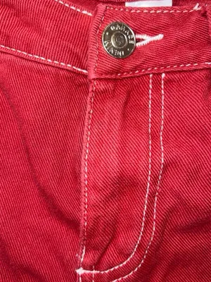 Grunge Garge red cargo pants. Size 25 thumbnail 6