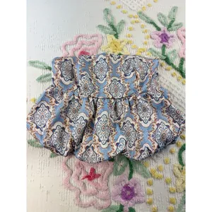 A COLLECTION ‎ White Blouse with Colorful Floral Design size m thumbnail 3
