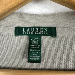 Lauren Ralph Lauren Women XL Hooded Anorak Jacket Gray Drawstring Waist‎ Utility thumbnail 7
