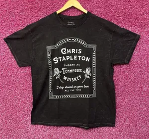 Chris Stapleton Tennessee Whiskey Black T-Shirt XL thumbnail 1