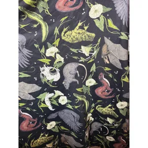 Unbranded Maxi Dress Womens S Black Animal Skull Print Excellent Open Back Tie thumbnail 4