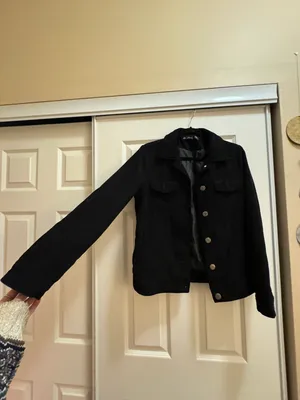 K Zell Corduroy Jacket Black thumbnail 3