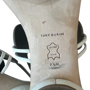 Tory Burch Marquetry Disk Sandal Cream Toasted Sesame‎ 9.5 thumbnail 13